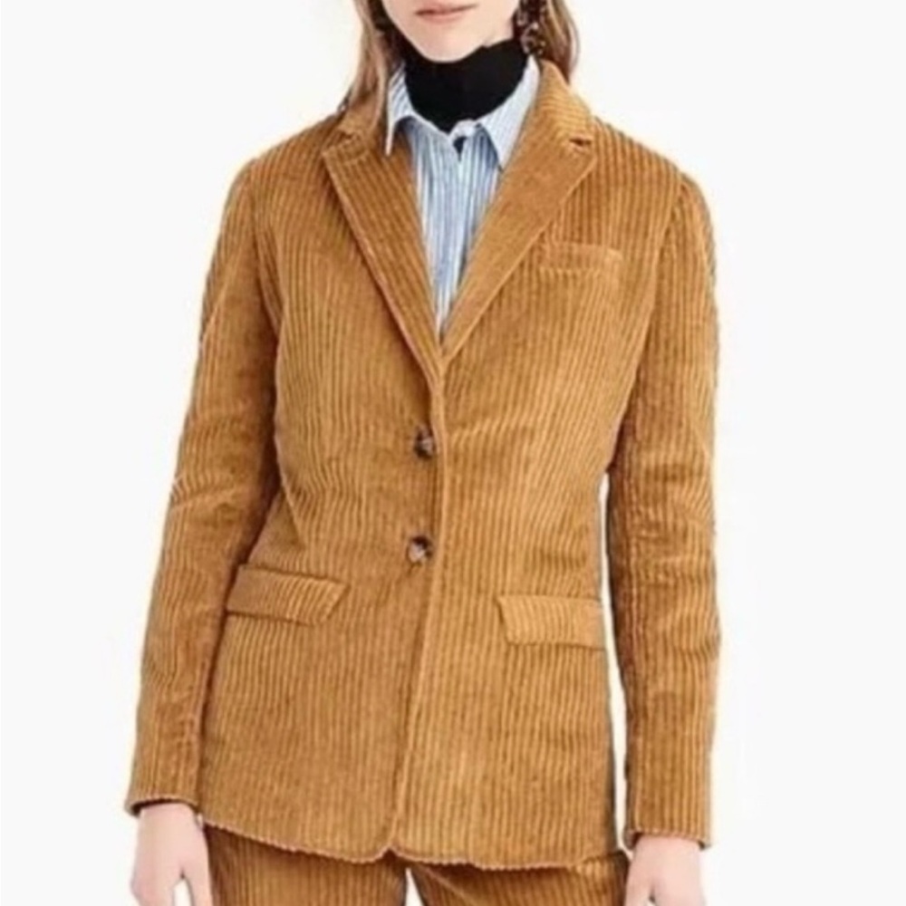 J. Crew Tan Corduroy Blazer